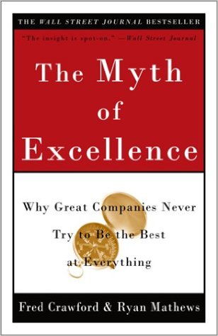 The Myth of Excellence paperback