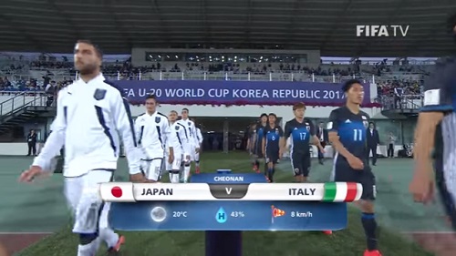 Fifa U W杯 韓国17 準決勝 イタリア Vs イングランド戦をネットのライブストリーミングで無料視聴するには