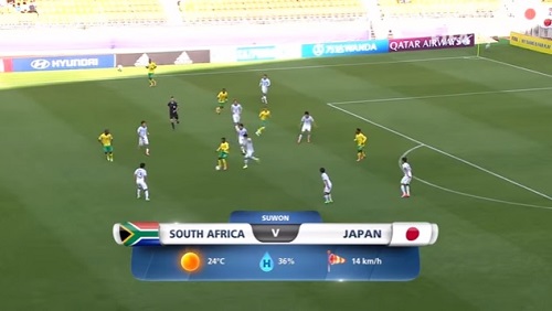 FIFA U-20 ワールドカップ 韓国大会2017 5月21日(日) グループD 南アフリカ vs 日本戦 試合結果、ゴールシーン