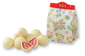 六花亭 ストロベリーチョコホワイト袋入(80g)