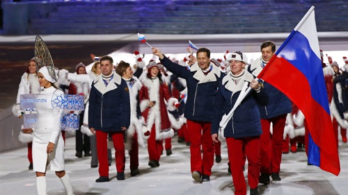 2014年 ソチオリンピック 開会式 入場行進 ロシア代表