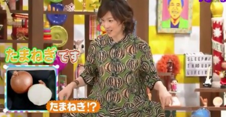 第49回 NHK「チコちゃんに叱られる！」若村麻由美さんの玉ねぎの衣装に食い付くチコちゃん