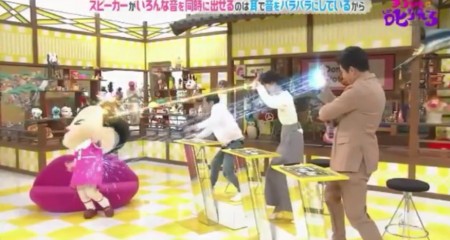 第67回 NHK「チコちゃんに叱られる！」スペシウム光線でチコちゃんを総攻撃する岡村、戸田恵梨香、北村一輝