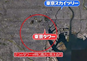 第88回 NHK「チコちゃんに叱られる！」なぜ遠くにあるモノは小さく見える？東京タワーとスカイツリーで実験