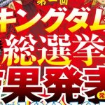 第一回キングダム総選挙キャラクター人気投票の結果は？第1位に選ばれたのは誰？