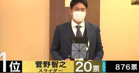 S Park プロ野球100人分の1位 変化球部門 現役選手が選ぶ最強変化球投手ランキングトップ3 No 1は