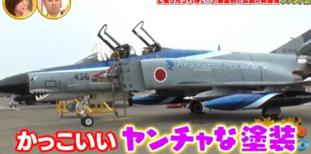 沸騰ワード カズレーザーが航空自衛隊で戦闘機F4ファントム搭乗 青の記念塗装機