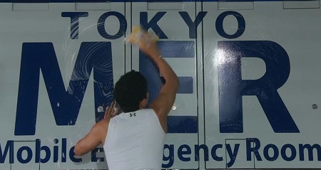 TOKYO MER 喜多見チーフ(鈴木亮平)の筋肉＆筋トレシーンまとめ 第8話 洗車シーン