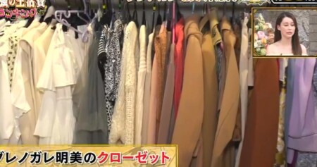 ダレノガレ明美の洋服代は1か月60万円 クローゼットの中身