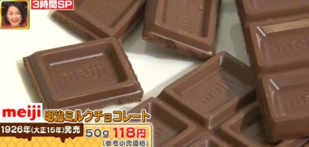 ニッポン視察団2021夏 外国人が選ぶ最強ジャパンスイーツランキングベスト40 第34位 明治ミルクチョコレート