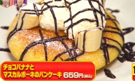 林修のニッポンドリル 2021年版 ガストメニュー人気売上ランキング上位ベスト10 第10位パンケーキ