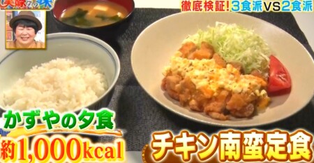 それって実際どうなの課 朝食抜き1日2食と1日3食はどっちが太る ザ たっちダイエット検証結果