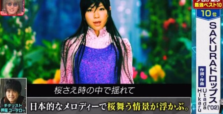 関ジャム ゴールデンsp 音楽業界のプロが選ぶ宇多田ヒカル歴代名曲ランキングベスト10