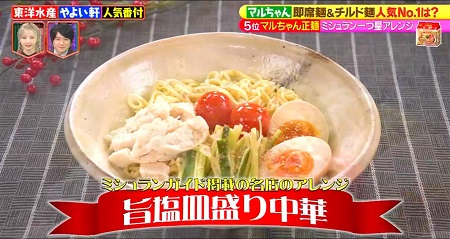林修のニッポンドリル マルちゃん正麺アレンジレシピ ミシュランシェフの汁なしラーメン