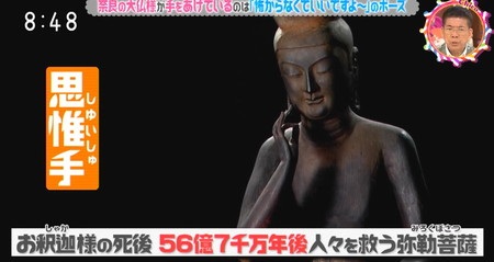 チコちゃんに叱られる 仏像の手の形の意味 思惟手
