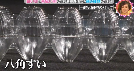 チコちゃんに叱られる 卵パックが透明なのは日本生まれ 卵が宙に浮くので衝撃に強い八角すいパッケージ