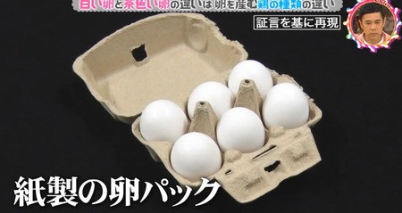 チコちゃんに叱られる 卵パックが透明なのは日本生まれ 開発当時の紙製の卵パック再現図