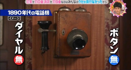 チコちゃん 警察が110で消防が119 電話交換手がいた時代の古い電話