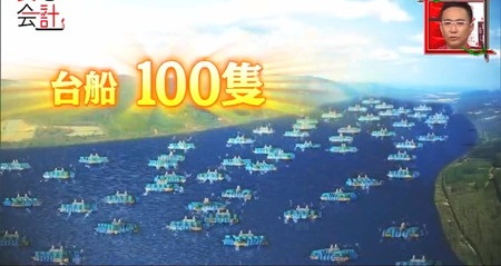 妄想会計 ネス湖の水を全部抜く 台船100隻の大船団