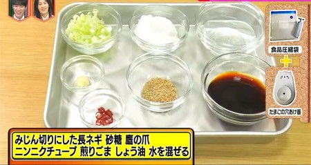林修のニッポンドリル 業務田スー子レシピ 圧縮味玉の漬け汁