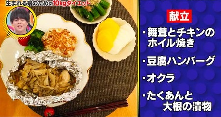 アピールちゃんダイエット アルコ＆ピース酒井のダイエット方法 食事メニュー例