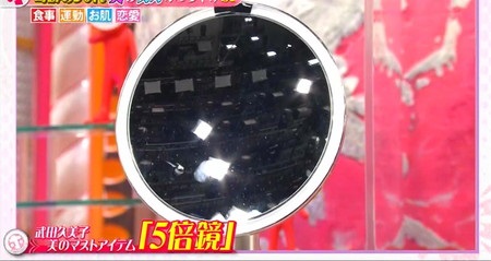 ホンマでっか 武田久美子の鏡 5倍鏡とは？