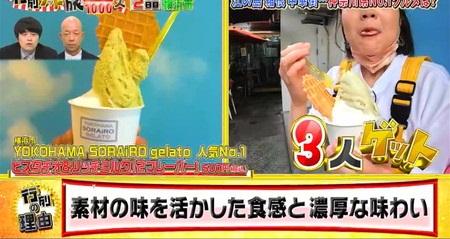 行列ゲット旅 神奈川の店一覧 YOKOHAMA SORAiRO gelato