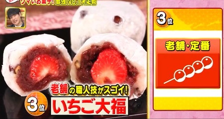 ニッポン視察団 お菓子ランキング3位 いちご大福