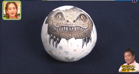 プレバト ストーンアート作品 先生お手本 恐竜の卵