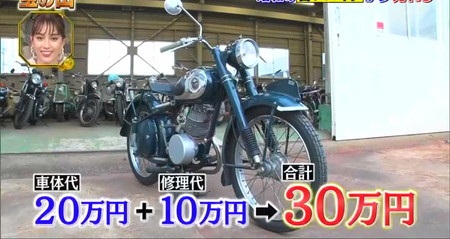 宝の山2022秋 旧車バイク コミネKB1は30万円出資