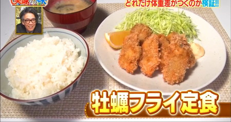 それって実際どうなの課 お風呂ダイエット松山さんレシピ カキフライ定食