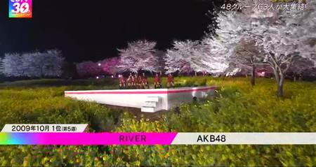 CDTV30周年 ランキング1位曲 AKB48 RIVER