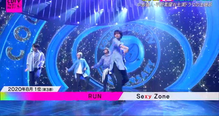 CDTV30周年 ランキング1位曲 Sexy Zone RUN