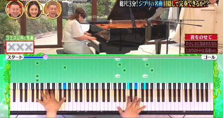 神業チャレンジピアノ曲＆結果 餅田コシヒカリ 君をのせて ノーミス