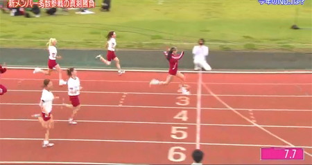 ロンドンハーツスポーツテスト2023 50m走結果 優勝者は須田アンナ