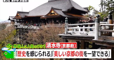日本の世界遺産ランキング 清水寺 Qさま