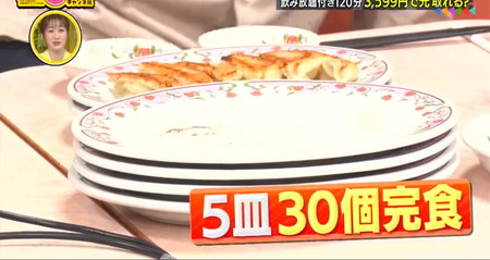 餃子の王将食べ放題で元が取れるか検証 45分で5皿 SHOWチャンネル