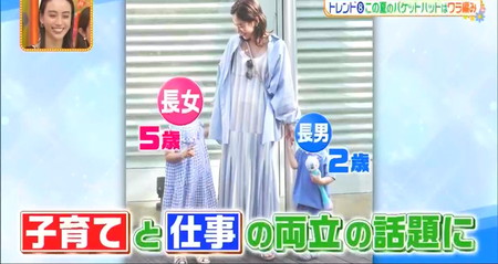 ヒルナンデス アナウンサーファッション対決 吉田明世の私服 親子コーデ
