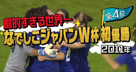 日本代表が選ぶスゴい選手・代表戦の試合ランキング なでしこジャパンW杯2011年