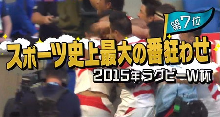 日本代表が選ぶスゴい選手・代表戦の試合ランキング ラグビーW杯2015年の南アフリカ戦