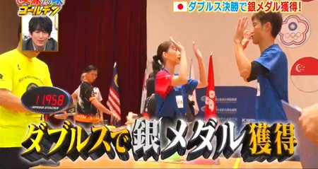 ワイルドスピード森川葵のスポーツスタッキング アジア大会銀メダル獲得
