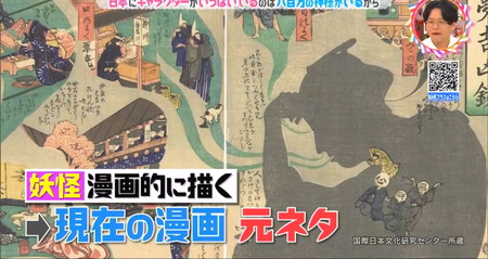 日本のキャラクター文化と妖怪 浮世絵の漫画的表現 チコちゃん