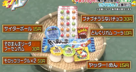 キントレ 駄菓子詰め合せ150円 高橋海人のそのまんまソーダ、うらないチョコなど