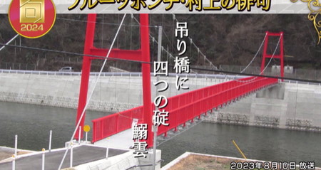 プレバト俳句冬麗戦2024 フルポン村上の2023年優秀句 吊り橋