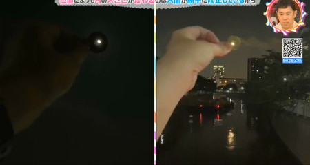 月の視角は約0.5度で五円玉の穴とほぼ同じサイズ感