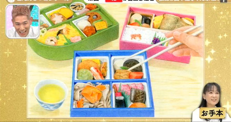 プレバト色鉛筆 先生お手本の和の弁当
