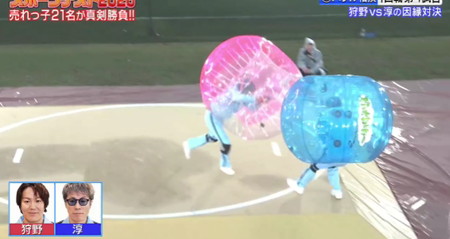 ロンハースポーツテスト2026 狩野英孝と淳の相撲