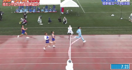 ロンハースポーツテスト2026結果 50m走1位 エース