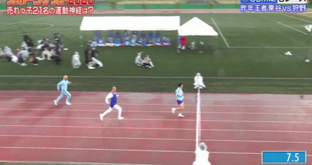 ロンハースポーツテスト2026結果 50m走1位 栗谷