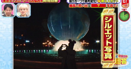 瞬間回答ディズニー編まとめ アクアスフィアのシルエット写真